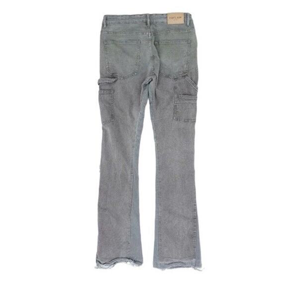 ESNTL LAB DISTRESSED STREET Gray Colorblind K JEANS SIZE 34 X 34 MEN - Picture 2 of 3